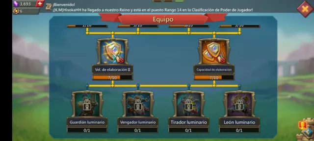 Bonita cuenta t4 barata ya para que salga está con escudo disponible · 6 / 36