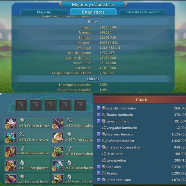 STRONG RL CHAMP STATS 1400% · 10 / 13