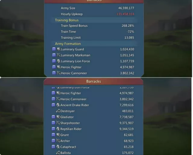 1.9b T5  / 46m troops 550%+ mix / 80+ scrolls · 1 / 6