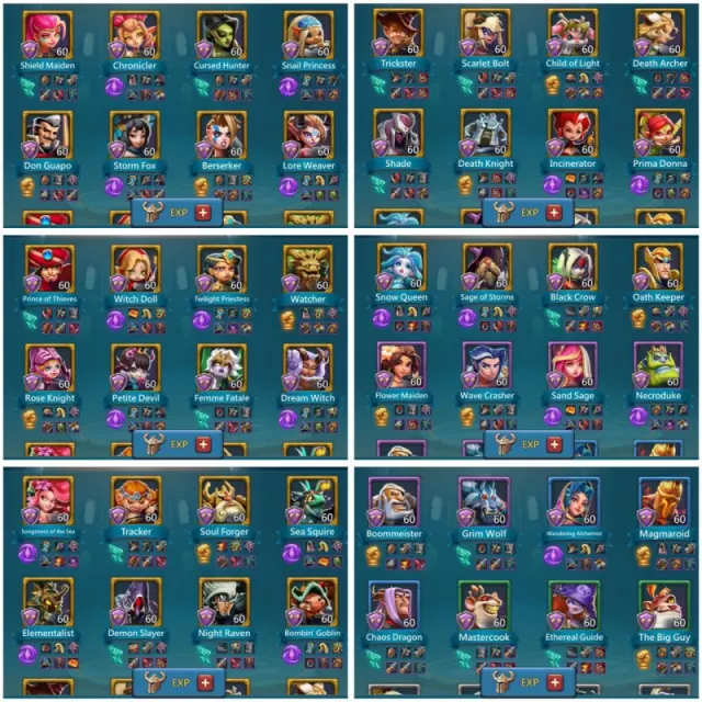 Low Quest Might /  8 Champs · 7 / 7