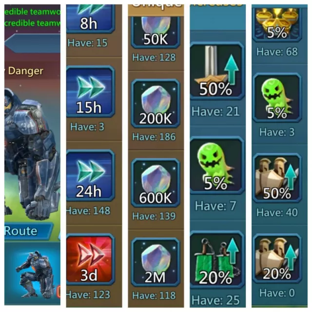 7+1 Champ  / 94 castle stars · 5 / 6