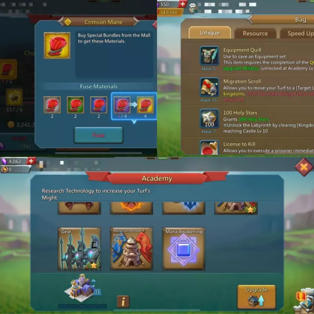 RL low might Kd 1834 / Chamb 5+1 1lvl12+lvl11 · 1 / 6