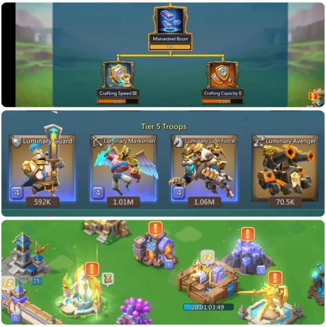 15 Champ mythic / 5x Lv15, 3x Lv12 · 2 / 9