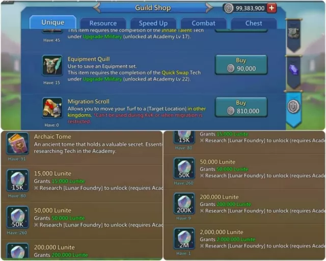 2.3b T5  3.5m t5 / 900% stats · 5 / 9