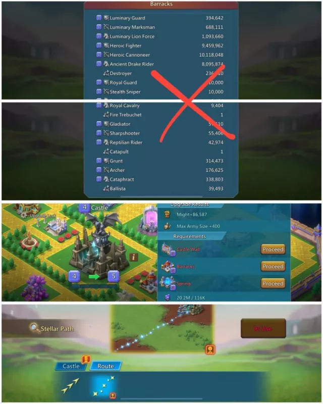 5 Lv.10 Champs / 1340% stats · 1 / 7