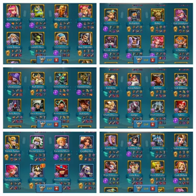 13 champ / 1 lvl 12 / 1302/1232/1254 · 6 / 6