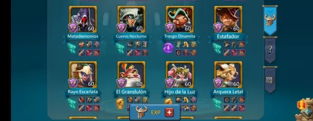 2 champ orange + 1 Gold /stats 1000% 950% · 8 / 75