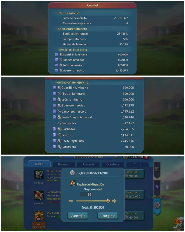 Low quest 1*11k gold  / 8 champs 6 cups · 7 / 7