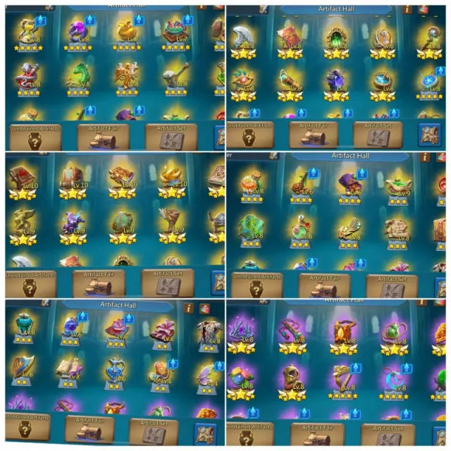 8 mythic champs / 4+2 Cups · 6 / 7