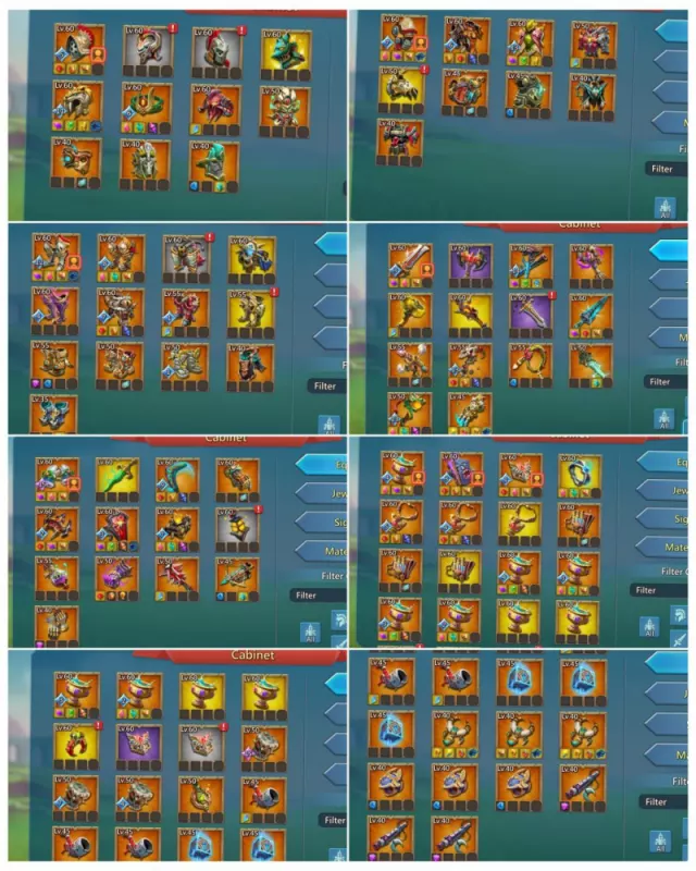 8 mythic champs / 4+2 Cups · 5 / 7
