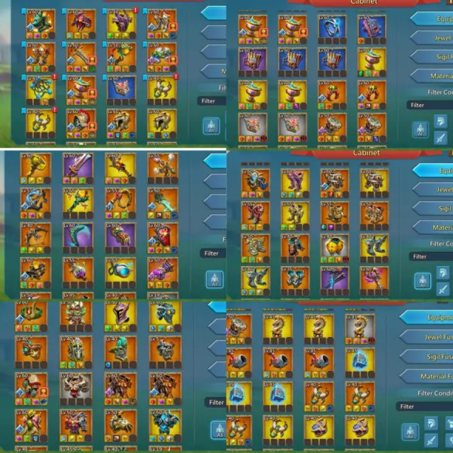 6 mythic champ 3+3 cups · 2 / 6