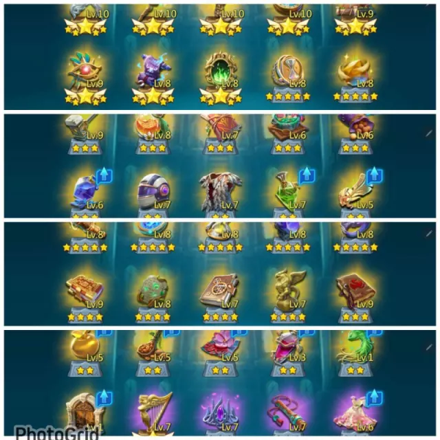 Full champ  / 1 lvl12 / 137 stars · 2 / 5