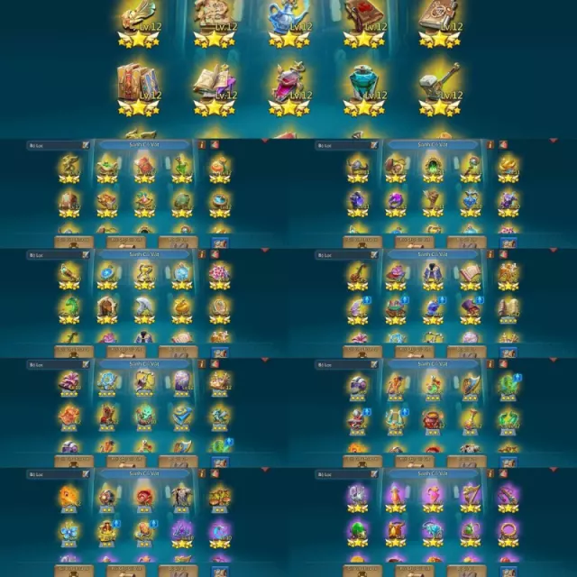 Low quest might / 119 bless · 6 / 8
