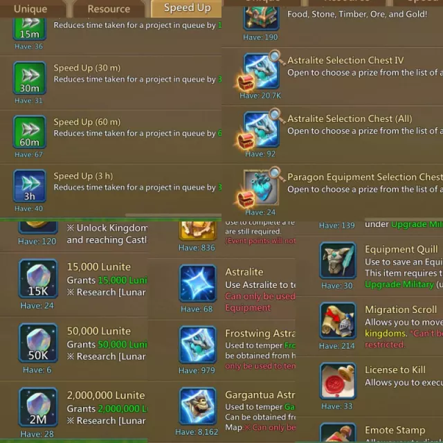 7 mythic champ / 1,2*champ lvl 15,14 · 3 / 8