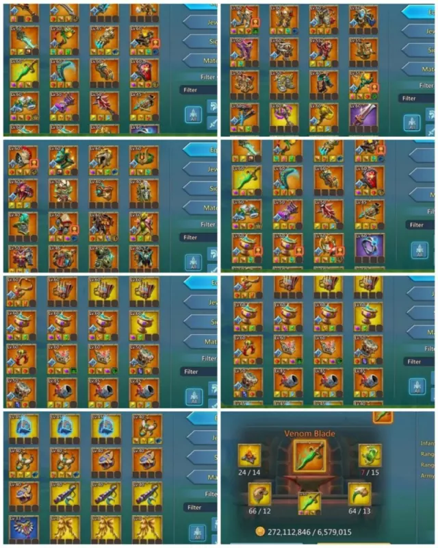 1400% Stats  / 10 mythic champs · 5 / 5