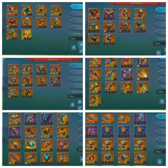 10 champ 3 lvl 12 &amp; 2 lvl 11 / 1505/1450/1450 max stats · 6 / 9