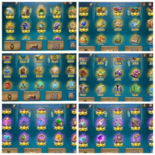 10 Champs - 1 Lv.15, 7 Lv.12 · 5 / 6