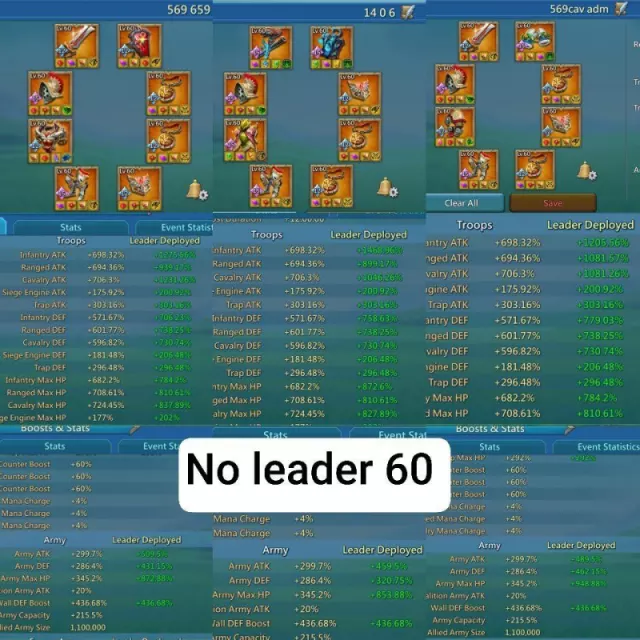 3*11k heroes gold  16 champs 2 lvl 15 8 lvl 12 · 7 / 9
