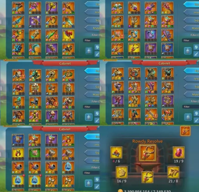 Can go K1553 /  791~95 blessed~1036lvls · 2 / 6