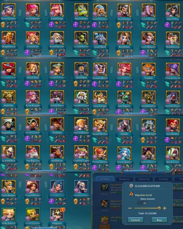 1 Lv.14 / 13, 3 Lv.12 Champs · 4 / 7