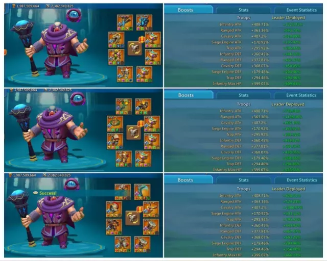 1x11k Hero Gold /  1221-1158-1300% stats · 6 / 6