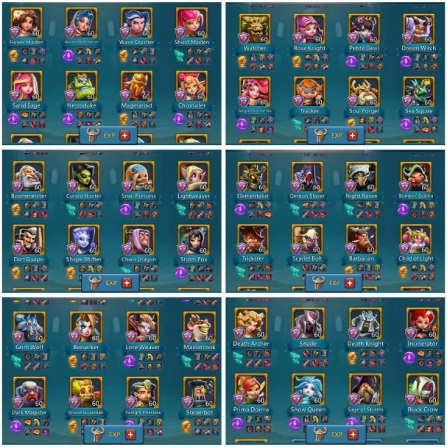 733-704-716% Base stats / 3x11k Heroes Gold · 2 / 8