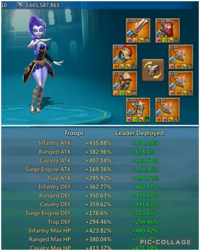 1 Hero 11k gold / 13 Champ mytic · 6 / 6