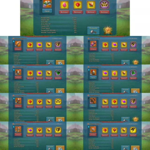 17+1 champs, 1x14 2x13 5x12  champ · 6 / 7