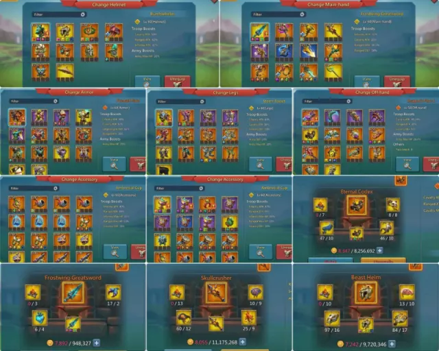 2.1b T5/ W3 done / all wonder heros · 8 / 9