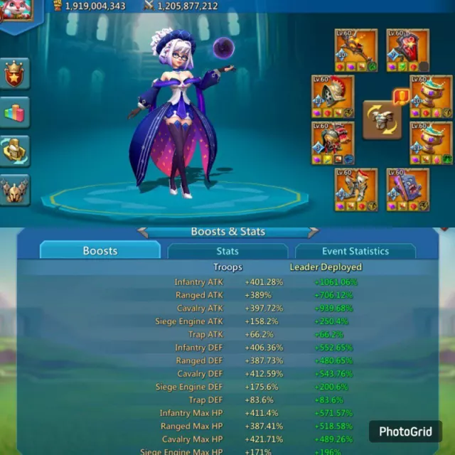 fly to K1653 / 4 mythic champ  2 lvl 13 champ · 1 / 6
