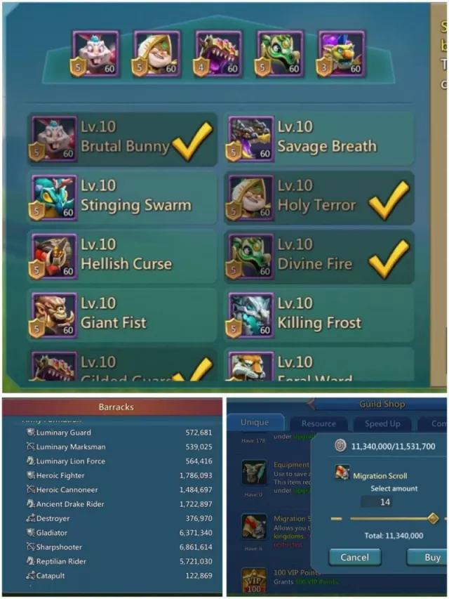 1x11k Hero Gold / Mid Quest Full Champ · 2 / 12