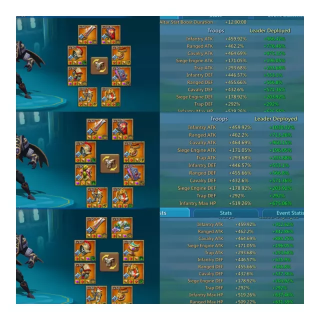 8 champ / 1lvl 12 champ · 5 / 8
