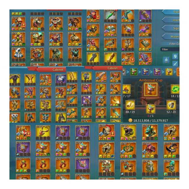 8 champ / 1lvl 12 champ · 8 / 8