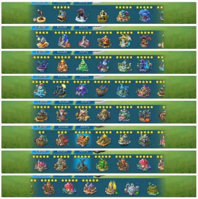 6+1 Champs - Low Quest / 506-512-516% Base stats · 6 / 7