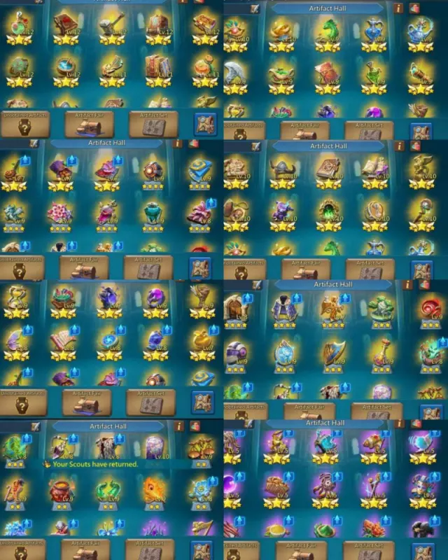 3 Lv.15, 1 Lv.14, 7 Lv.12 Champs · 3 / 6