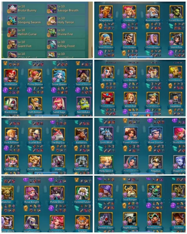 9 mythic champs / Blasts 1342-1250-1290% · 1 / 4