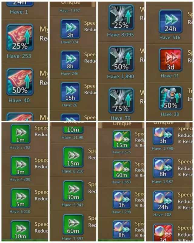 can fly to k1631 / 5 mythic champs · 4 / 8