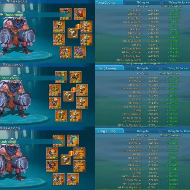 3 lvl15 /  Base atk: 664-645-656 · 6 / 7