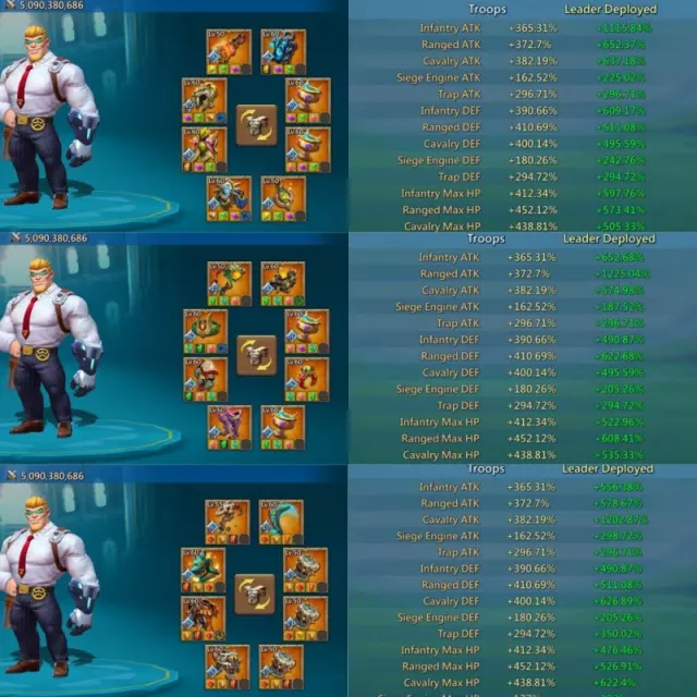 1116–1225-1203% stats / Low Quest Might · 6 / 6