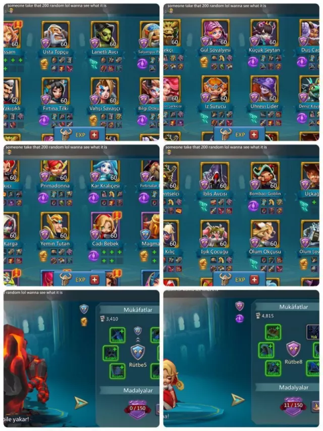 Good astralited RL  / 12 mythic champs + 6 cups · 5 / 6