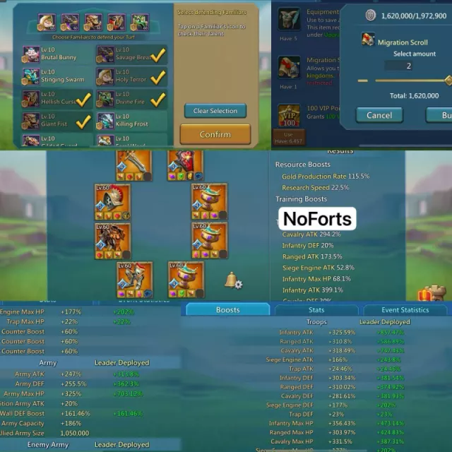 Low Might / 1167–1090–1124% stats · 3 / 8