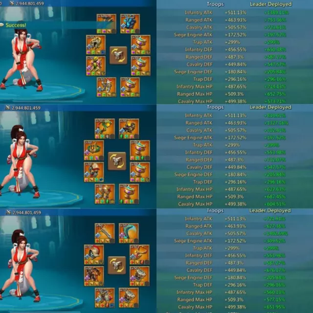 695~50 blessed~1113lvls · 3 / 6