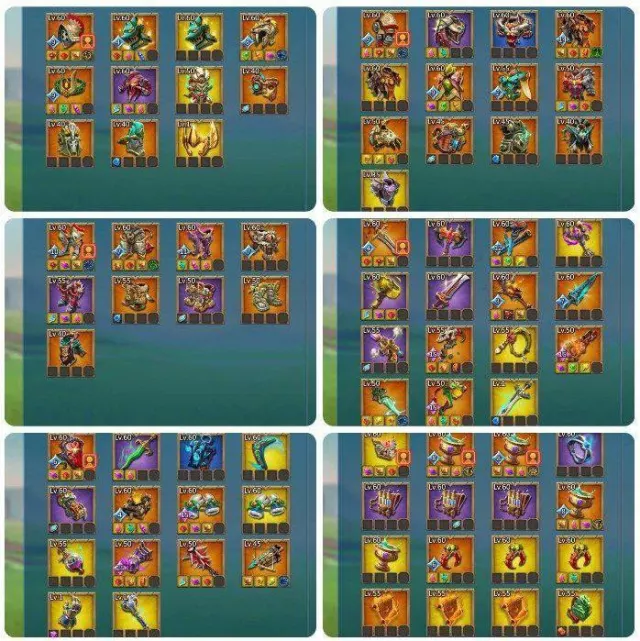 6+1 Champs - Low Quest / 506-512-516% Base stats · 2 / 7
