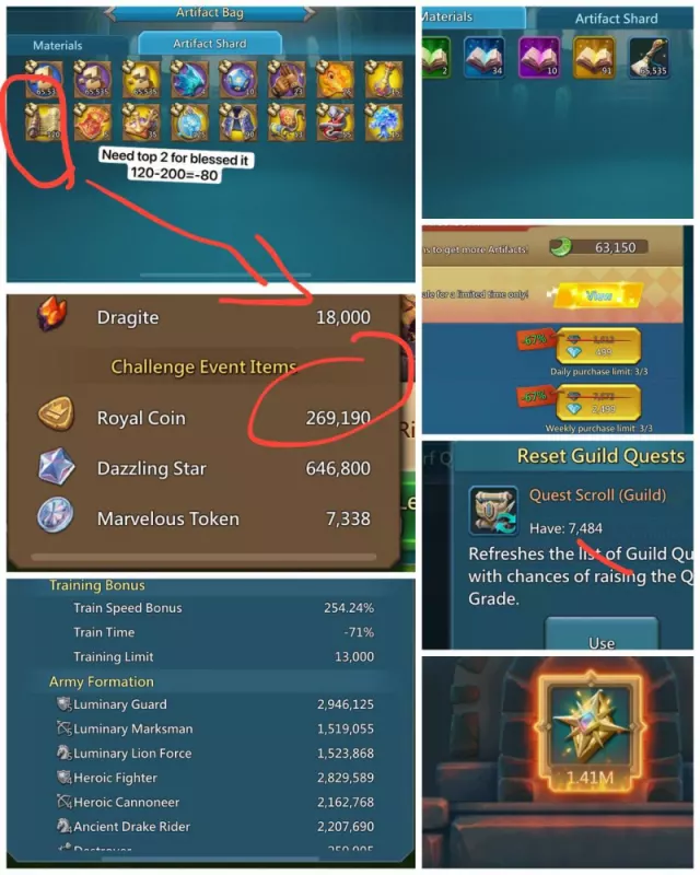 Low quests might 9m  3x11k+ 5.5k · 4 / 9