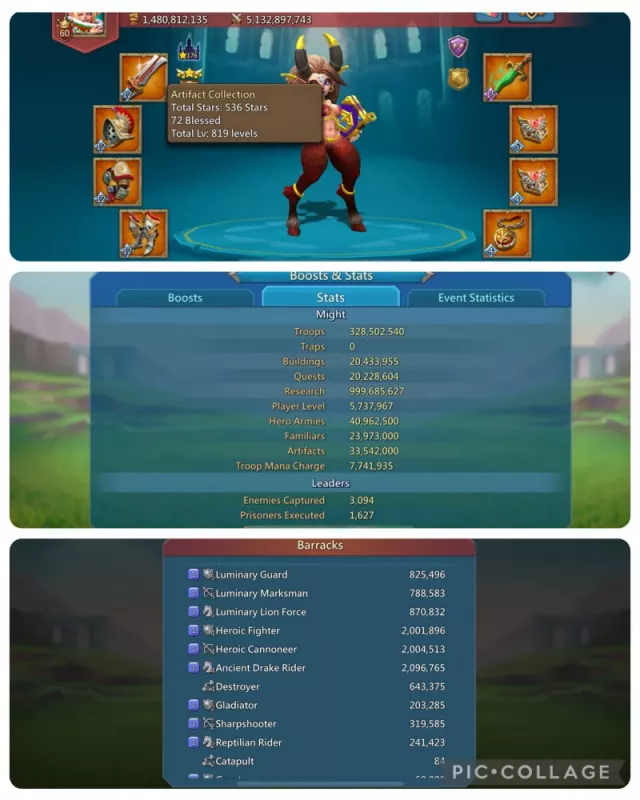 999m research /   483- 452-532 base stats · 1 / 6