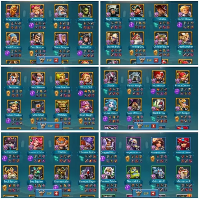 10+1 Champs / 1226-1158-1188% no forts · 7 / 7