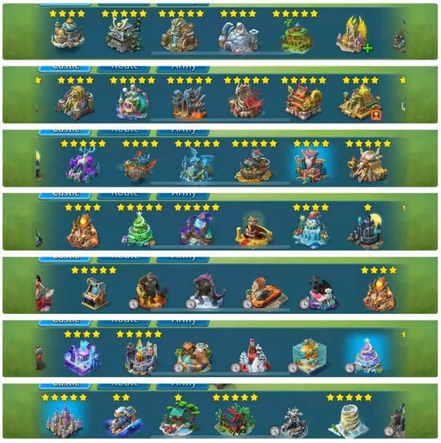 8 mythic champs 1 Lv12, 1 Lv11, 1 Lv10 · 2 / 7