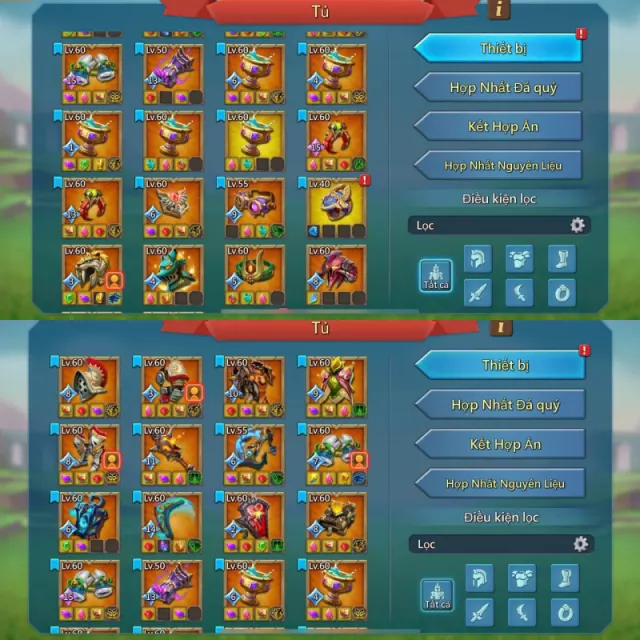 Low quests / Max stats: 1252-1151-1292% · 5 / 7