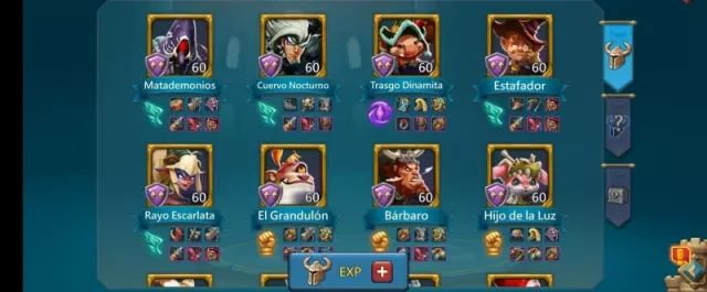 Full Champ  / 813% PS Max / 2x lvl 12 · 6 / 24