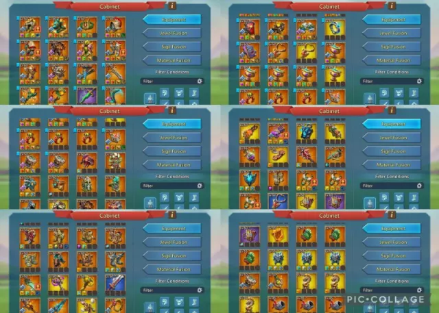 6champs + 3cups / stats: 1216-1171-1242% · 5 / 6